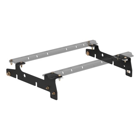 CURT Custom Fifth Wheel Bracket Kits for 1997-2003 F-150, 2004 F-150 HERITAGE, 1997-1999 F-250 - 16437 Brackets, Steel, Black, Ford, Kit