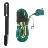 CURT Custom Wiring Connector Harnesses 55240 Vehicle Towing Harness Adapter, Trailer Harness Apapter, 4-Way Flat, Replacement Style, GM, Van, Each thumbnail 1