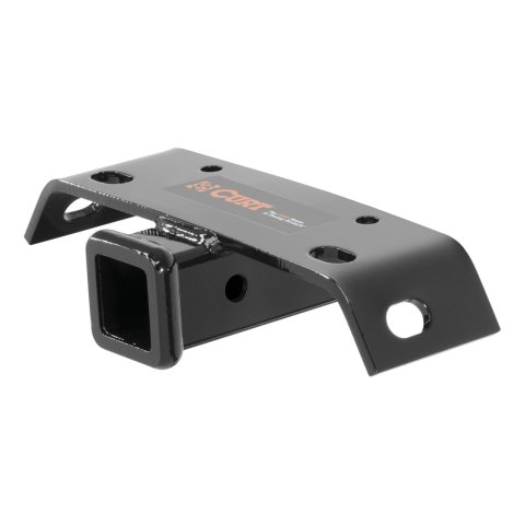 CURT Step Bumper Hitches 19030 Trailer Hitch, Bumper, V-5 Rated, Black, 2 in. Square Receiver, 8-1/2 in. Bolt Pattern, Universal, Each thumbnail 4