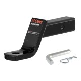 CURT Powdercoated Ball Mounts 45052 Receiver Hitch Mount, Includes Mount, Pin, Clip, Tube Cover, Kit thumbnail 1