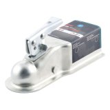 CURT Posi-Lock Couplers 25100 Trailer Coupler, 2 in. Ball, 700 lb. Tongue Weight, 5,000 lb. Gross Load Capacity, Steel, Zinc Plated, Each thumbnail 1