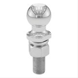 CURT Hitch Balls 40017 Ball, Chrome, 1 7/8 in. Ball, 1 in. Diameter Shank, 3 in. Length Shank, 3,500 lbs., Each thumbnail 1