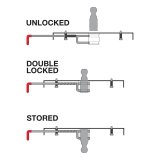 CURT Double-Lock Gooseneck Hitches for 2004-2019 TITAN - 60620 Hitch, Double Lock, Powdercoated, 2-5/16 in. Ball, 30,000 GTW, Nissan, Titan, Each thumbnail 5