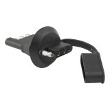 CURT 4-Way Flat License Plate Light Plug Adapters 57404 Vehicle Towing Harness Adapter, 4 to 4 Flat, 1 1/4 Diameter thumbnail 2