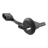 CURT 4-Way Flat License Plate Light Plug Adapters 57404 Vehicle Towing Harness Adapter, 4 to 4 Flat, 1 1/4 Diameter thumbnail 3