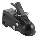 CURT Adjustable Couplers 25328 Trailer Coupler, Adjustable, Simple Latch, Steel, Black, 2,250 lbs. Tongue Weight, 15,000 lbs. Gross Load thumbnail 2