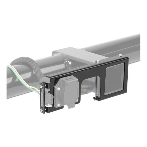 CURT Trailer Wire Connector Brackets 58003 Bracket, Type, Steel, Black, Designed for 2.5 in. Square Tube Receiver Hitch, Each thumbnail 2