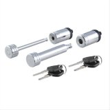 Curt Manufacturing Receiver Hitch and Coupler Locks 23527 LOCK, CHROME, 5/8" DOGBONE WITH 2 1/2", SPAN COUPLER thumbnail 1