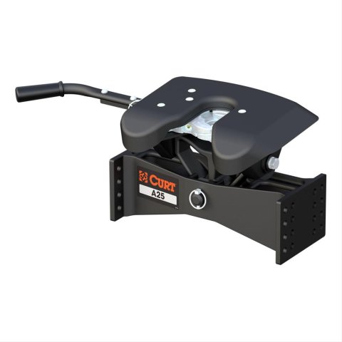 CURT A25 Fifth Wheel Trailer Hitches 16580 Hitch, 5th Head, A25, Steel, Black, Each thumbnail 4