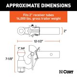 Curt Manufacturing Tow Hooks and Covers 48407 Hitch, SecureLatch Hitch thumbnail 2