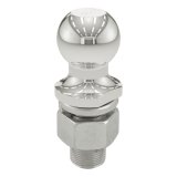 Curt Manufacturing Hitch Balls 40056 Trailer Ball, 2" Trailer Ball (1-1/4" x 2-5/8" Shank, 10,000 lbs., Stainless) thumbnail 1