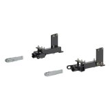 CURT Custom Tow Bar Base Plates for 2011-2013 DURANGO, 2011-2021 GRAND CHEROKEE, 2022 CHEROKEE WK - 70101 Adapter Bracket, Plate, Steel, Black Powdercoated, Dodge, Jeep, Kit thumbnail 1