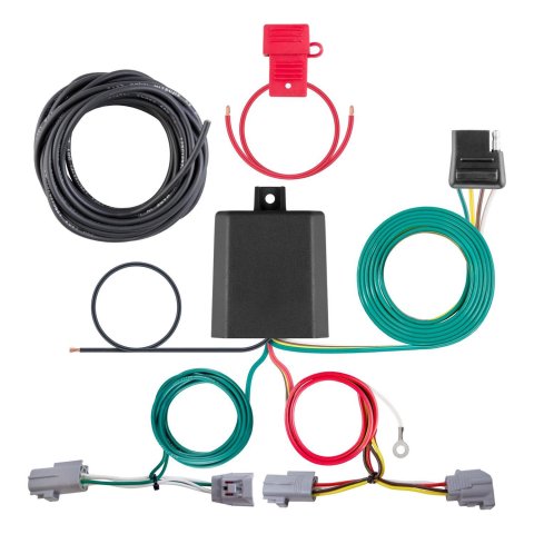 Curt Manufacturing - Trailer Wiring Harnesses for 2020-2021 HIGHLANDER 56452 Connector Kit, Custom Harness, 4-Way Flat Output, Select Toyota Highlander