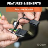 Curt Manufacturing - Trailer Wiring Harnesses for 2020-2021 HIGHLANDER 56452 Connector Kit, Custom Harness, 4-Way Flat Output, Select Toyota Highlander thumbnail 5
