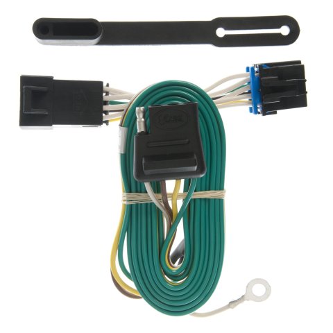 CURT Custom Wiring Connector Harnesses for 1991-1996 CAPRICE, ROADMASTER, 1994-1996 IMPALA - 55347 Vehicle Towing Harness Adapter, T-Connector, 2-Wire System, Buick/Chevy, Each thumbnail 1