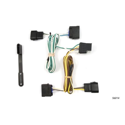 CURT Custom Wiring Connector Harnesses for 2005-2011 CORVETTE, 2007-2011 FOCUS, 2011 RANGER - 56014 Vehicle Towing Harness Adapter, T-Connector, 2-Wire System, Chevy, Ford, Lincoln, Mazda, Mercury, Each