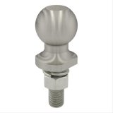 CURT Hitch Balls 40050 Ball, Stainless Steel, 1 7/8 in. Ball, 3/4 in. Diameter Shank, 2.125 in. Length Shank, 2,000 lbs., Each thumbnail 1
