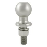 CURT Hitch Balls 40050 Ball, Stainless Steel, 1 7/8 in. Ball, 3/4 in. Diameter Shank, 2.125 in. Length Shank, 2,000 lbs., Each thumbnail 2