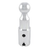 CURT Hitch Balls 60603 Ball, Steel, Chrome, Gooseneck, 2 5/16 in. Diameter, Riser, Each thumbnail 1