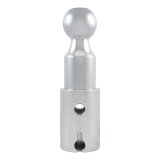 CURT Hitch Balls 60603 Ball, Steel, Chrome, Gooseneck, 2 5/16 in. Diameter, Riser, Each thumbnail 2