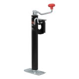 CURT Bracket Mount Swivel Jacks 28304 Trailer Jack, Mount, 2,000 lb. Capacity, 15 in. Travel, Steel, Painted, Top Wind, Each thumbnail 1