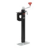 CURT Bracket Mount Swivel Jacks 28304 Trailer Jack, Mount, 2,000 lb. Capacity, 15 in. Travel, Steel, Painted, Top Wind, Each thumbnail 2