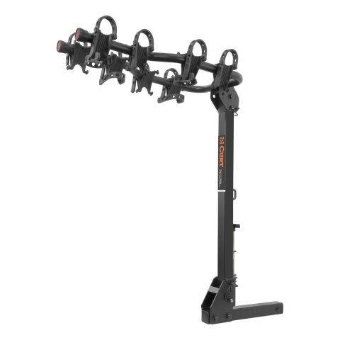 CURT Premium Hitch-Mounted Bike Racks 18064 Racks, Rack, Frame-Style Rack, Hitch Mount, 2 in. Receiver Size, 4 Capacity, Steel, Black, Each thumbnail 4