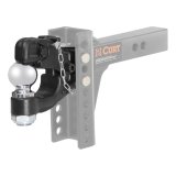 CURT Combination Ball/Pintle Hooks 45920 Pintle Hitch, Ball and Pintle Hook, Channel Mount, 13,000 lbs. GTW, 2 5/16 in. Hitch Ball Diameter, Each thumbnail 3