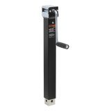CURT Direct Weld Square Jacks 28359 Trailer Jack, Square, 5,000 lb. Capacity, 15 in. Travel, Steel, Black, Side Wind, Each thumbnail 2