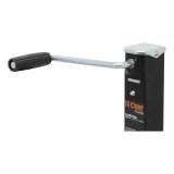 CURT Direct Weld Square Jacks 28359 Trailer Jack, Square, 5,000 lb. Capacity, 15 in. Travel, Steel, Black, Side Wind, Each thumbnail 3