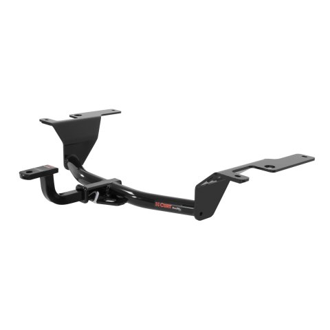 CURT Class 1 Receiver Hitch 114213 Hitch, I, 1/4 in. Receiver, Round Tube Welded, Black Powdercoated, with Old-Style Ball Mount, Scion, IA, Toyota, Yaris IA, Each thumbnail 1