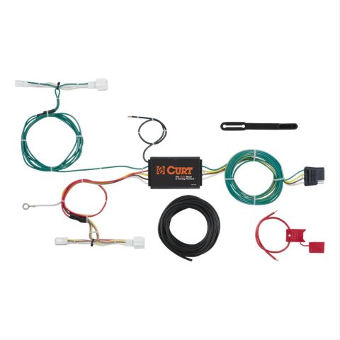 CURT Custom Wiring Connector Harnesses for 2018-2021 6, 2016-2021 CX-3, 2016-2025 MX-5 MIATA - 56300 Adapter, Vehicle Towing Harness, 3 to 2 Powered Converter, Mazda, Kit thumbnail 1