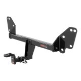 CURT Class 1 Receiver Hitch 119003 Hitch, I, 1/4 in. Receiver, Square Tube Welded, Black Powdercoated, with Old-Style Ball Mount, Cadillac, Chevrolet, Each thumbnail 1