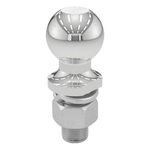 Curt Manufacturing Hitch Balls 40070 Trailer Ball, 2" Trailer Ball (1" x 2-1/8" Shank, 7,500 lbs., Chrome, Packaged)