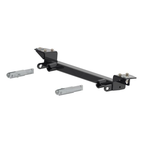 CURT Custom Tow Bar Base Plates for 2005-2007 LIBERTY - 70128 Adapter Bracket, Plate, Steel, Black Powdercoated, Jeep, Kit