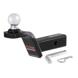 CURT Fusion Mount Ball Mounts 45155 Receiver Hitch Mount, Mount, 4 in. Rise, 2 in. Ball, Each thumbnail 1