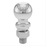 CURT Hitch Balls 40007 Ball, Chrome, 2 5/16 in. Ball, 1 in. Diameter Shank, 2.250 in. Length Shank, 10,000 lbs., Each thumbnail 1