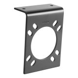 CURT Trailer Wire Connector Brackets 57206 Mounting Bracket, 7-pole RV Socket, Steel, Black, Each thumbnail 2