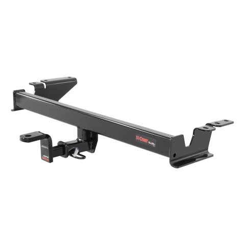 CURT Class 1 Receiver Hitch 114333 Hitch, I, 1/4 in. Receiver, Square Tube Welded, Black Powdercoated, with Old-Style Ball Mount, Chevrolet, Spark, Each thumbnail 1