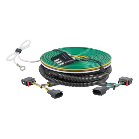 CURT Custom Towed-Vehicle RV Wiring Harnesses for 2011-2018 1500, 2019-2024 1500 CLASSIC, 2009-2010 RAM - 58916 HARNESS DODGE 2009 2010