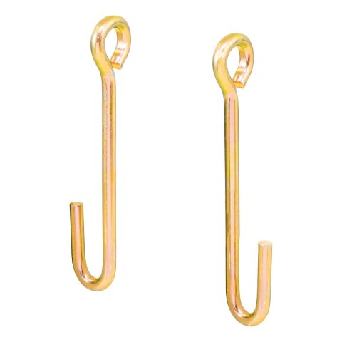 CURT Replacement Trailer Safety Chain Holder Hooks 48551 Hitch Bracket Hooks, Bracket Hooks, Pair