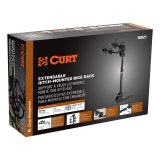 CURT Hich-Mounted Bike Racks 18021 Racks, Hitch-Mounted Rack, Frame-Style Rack, Hitch Mount, 1.25 and 2 in. Receiver Size, 2 Capacity, Steel, Back, Each thumbnail 1