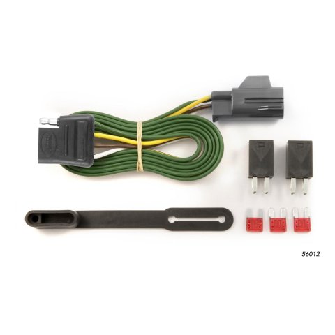 CURT Custom Wiring Connector Harnesses 56012 Vehicle Towing Harness Adapter, T-Connector, 2-Wire System, Chevy/Pontaic/Suzuki, Each thumbnail 1