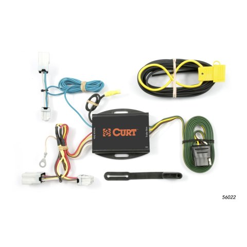 CURT Custom Wiring Connector Harnesses for 2007-2015 ALTIMA, 2004-2014 MAXIMA, 2007-2012 SENTRA - 56022 Vehicle Towing Harness Adapter, T-Connector, 3-Wire System, Nissan, Each
