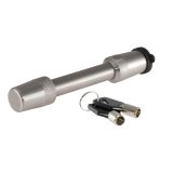 CURT Receiver Locks 23580 Hitch Lock, 1/2 in. Pin, 5/8 in. Adapter Sleeve, Stainless, 2 Keys, 1.25-2 in. Receiver, Each thumbnail 2