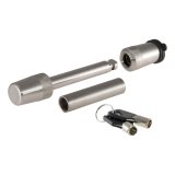 CURT Receiver Locks 23580 Hitch Lock, 1/2 in. Pin, 5/8 in. Adapter Sleeve, Stainless, 2 Keys, 1.25-2 in. Receiver, Each thumbnail 3