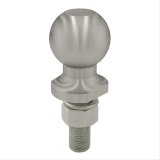 CURT Hitch Balls 40052 Ball, Stainless Steel, 2 in. Ball, 0.750 in. Diameter Shank, 2.125 in. Length Shank, 3,500 lbs., Each thumbnail 2