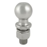 CURT Hitch Balls 40053 Ball, Stainless Steel, 2 in. Ball, 1 in. Diameter Shank, 2.125 in. Length Shank, 6,000 lbs., Each thumbnail 2