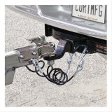 CURT Safety Cables 80151 Cable, Steel, Self Coiling, Black Nylon Coated, 42 in. Long, 5,000 lbs., Pair thumbnail 3