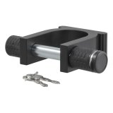 CURT Fifth Wheel Locks 23255 Lock, King Pin Type, Aluminum, Black, Keys, 2 in., Each thumbnail 1